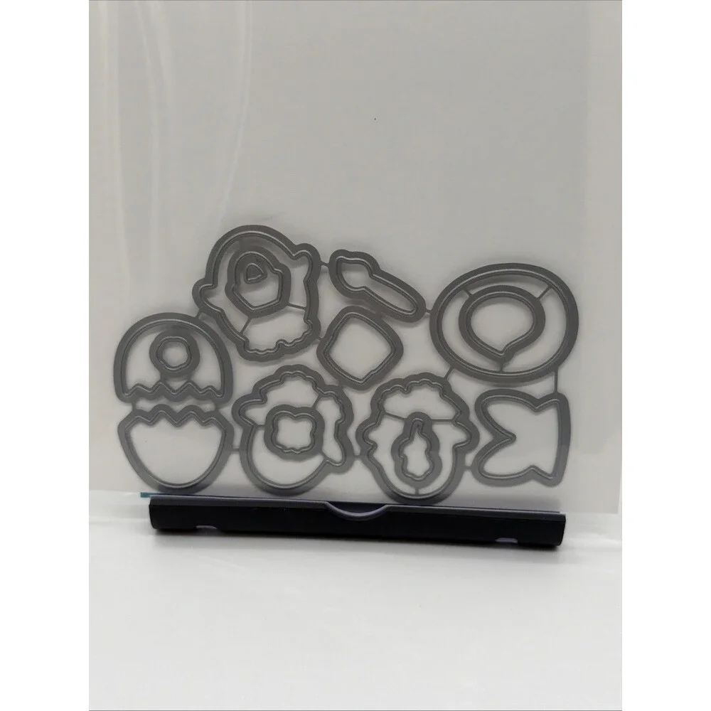 Lawn Fawn CHIRPY CHIRP CHIRP Easter Eggs Chicks Rubber Stamps Dies